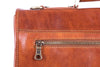 Aktentasche Leder Braun Detail Rückansicht | Duke's Brief